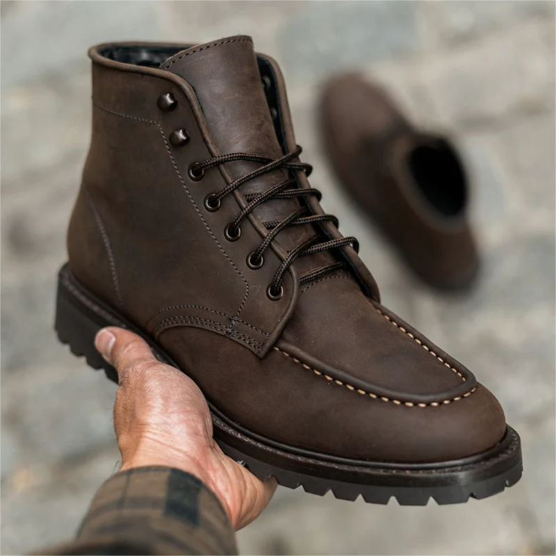 Tobacco Moc Boots
