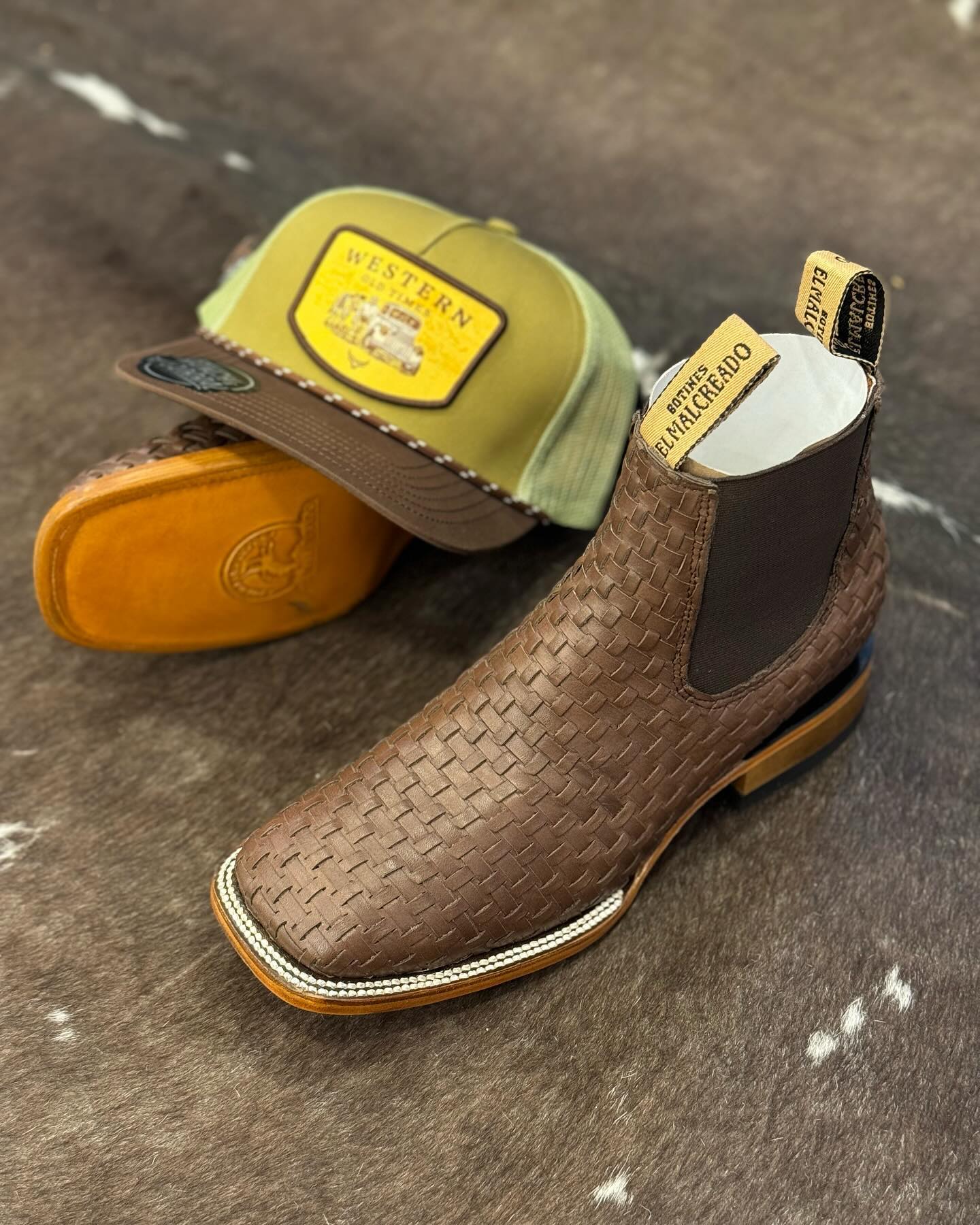 Petatillo Woven Cowboy Boots