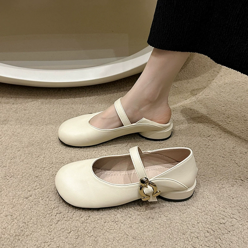 French Retro Mary Jane Shoes