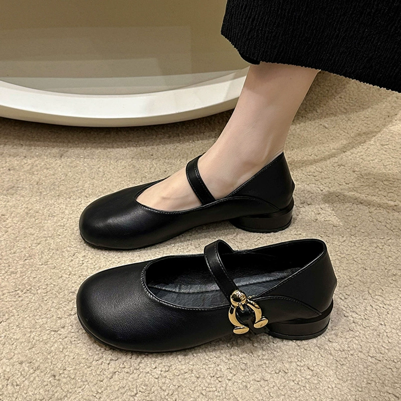 French Retro Mary Jane Shoes