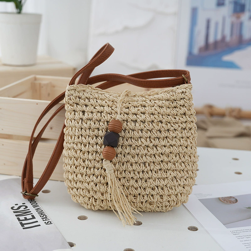 Beach Tassel Straw Bag