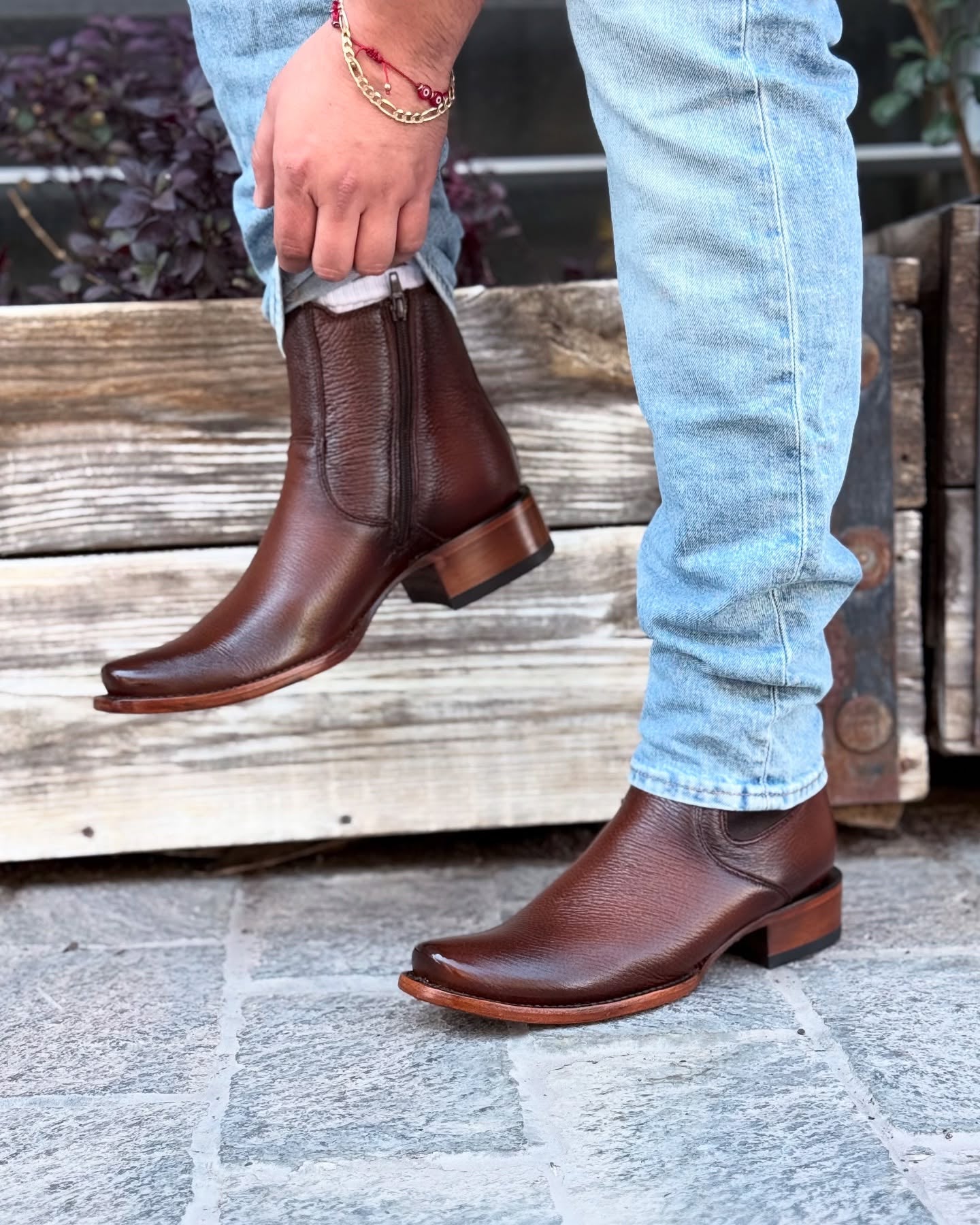 Milanese Moccasin Deerskin Boots