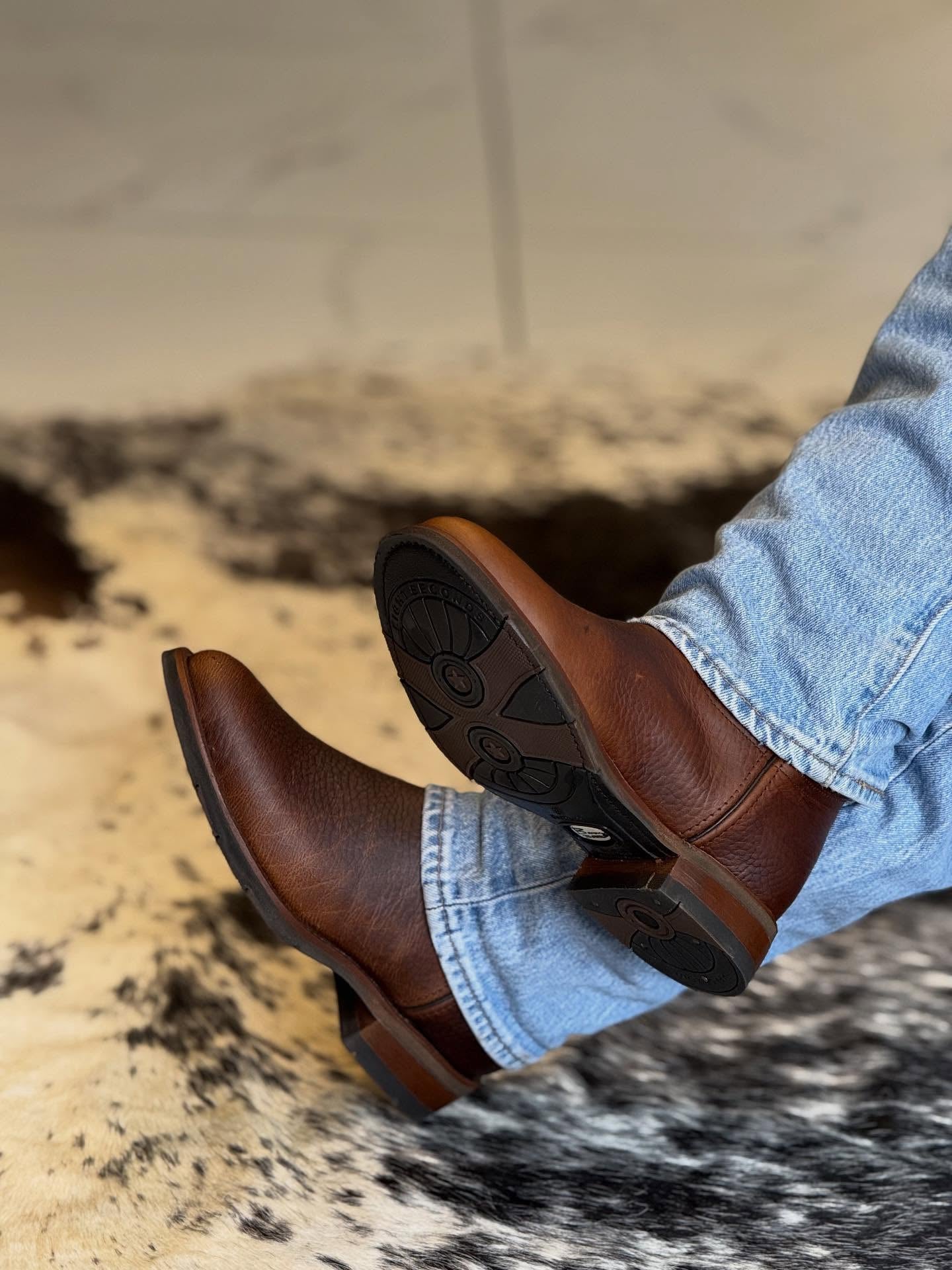 Vintage Distressed Cowboy Boots
