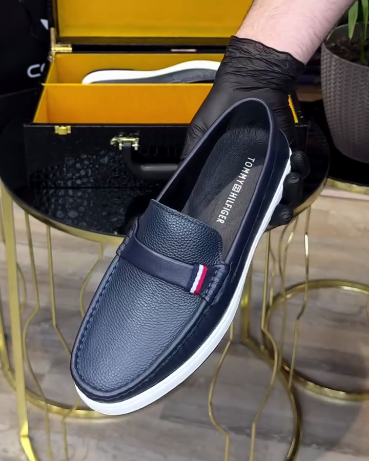 Full Leather Soft Sole Slip-On Loafers