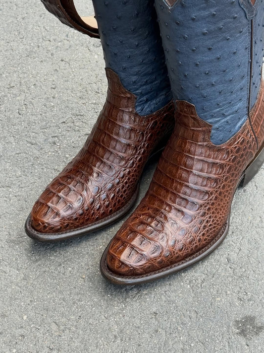 Featuring Crocodile Leather & Ostrich Tube Leather Boots