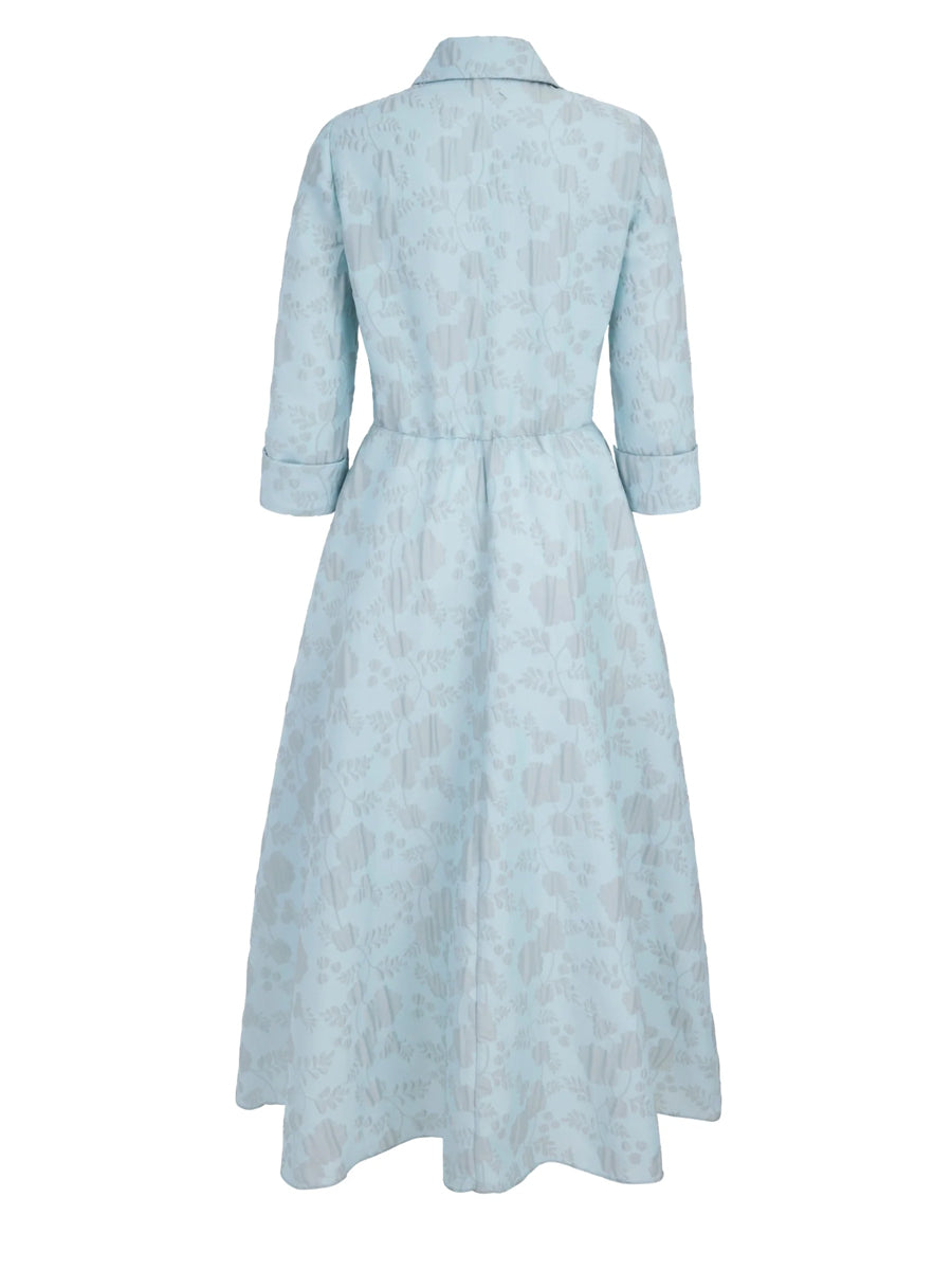 Elegant Printed Belted Dress