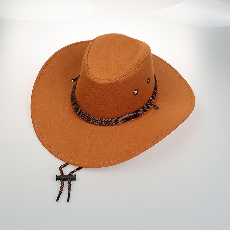Western Cowboy Faux Leather Hat