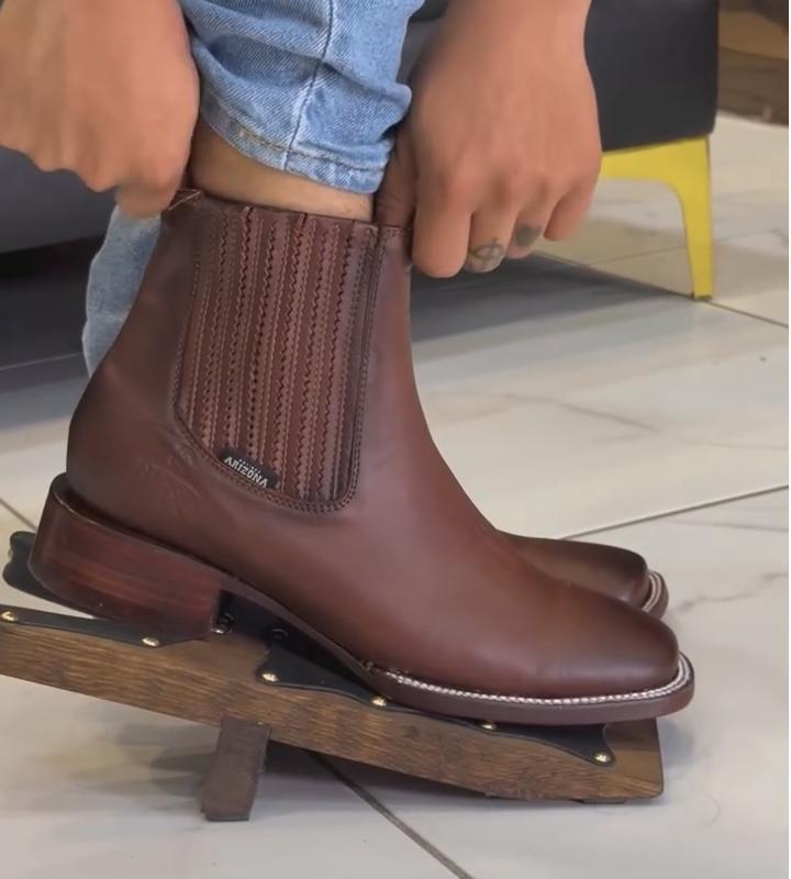 Leather Cowboy Western Boot