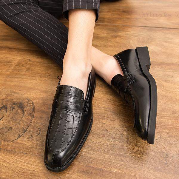 Men's Retro Contrast Dress Shoes