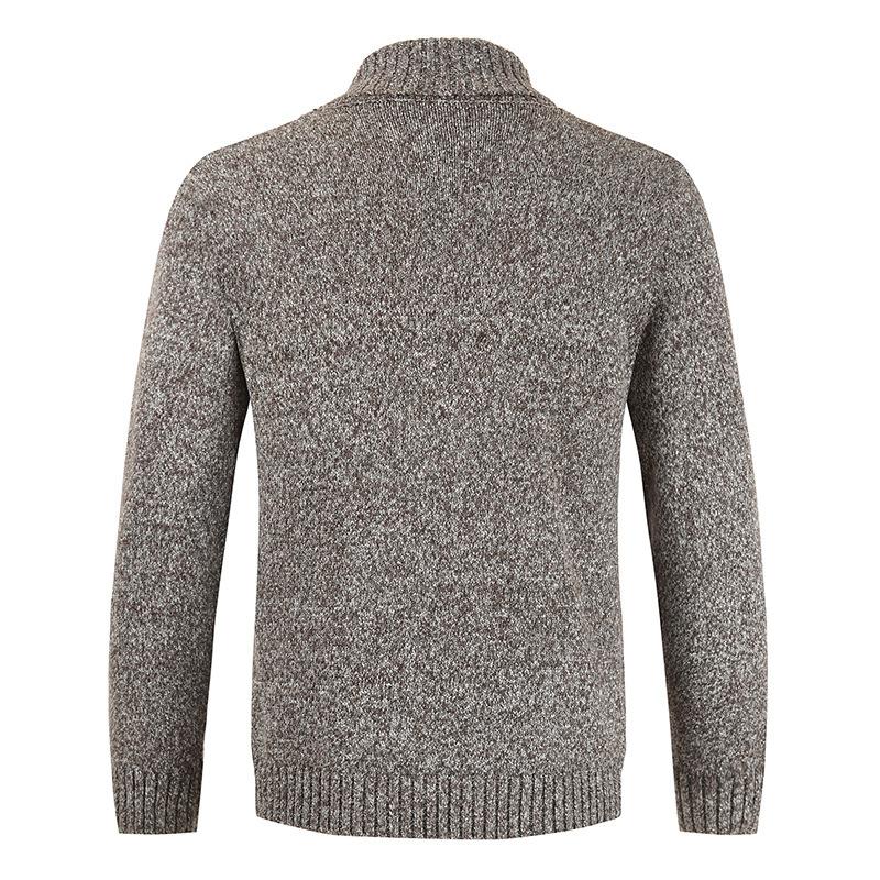 Fashion Casual Men's Double-breasted Cardigan Sweater
