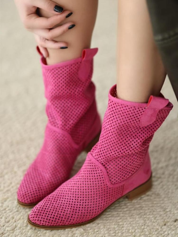 Fashion Trend Cutout Boots