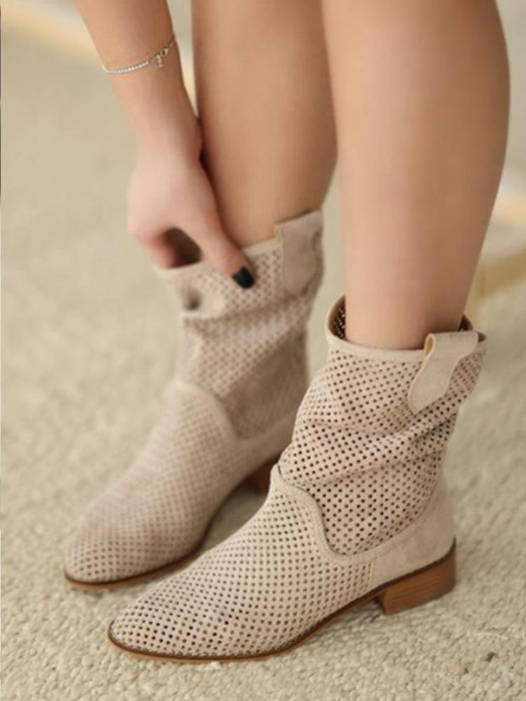 Fashion Trend Cutout Boots