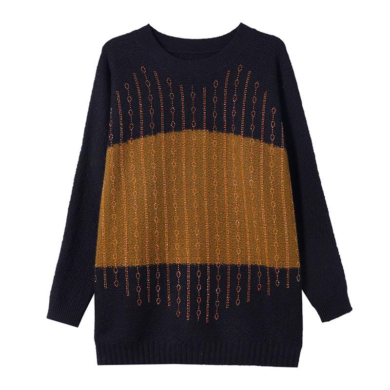 Mid-length thickened sweater