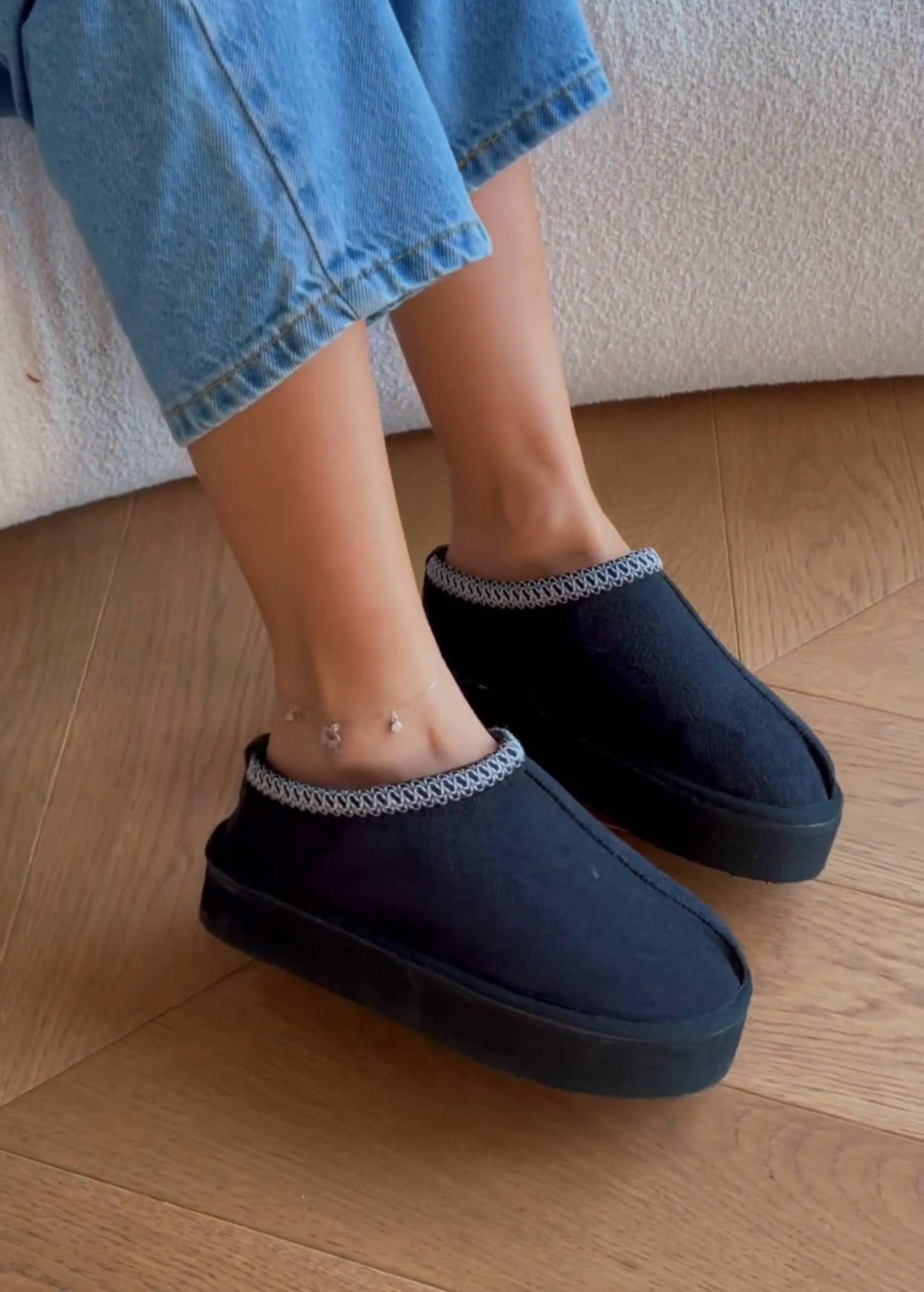 2023 New Winter Velvet Warm Thick-soled Slippers and Cotton Shoes