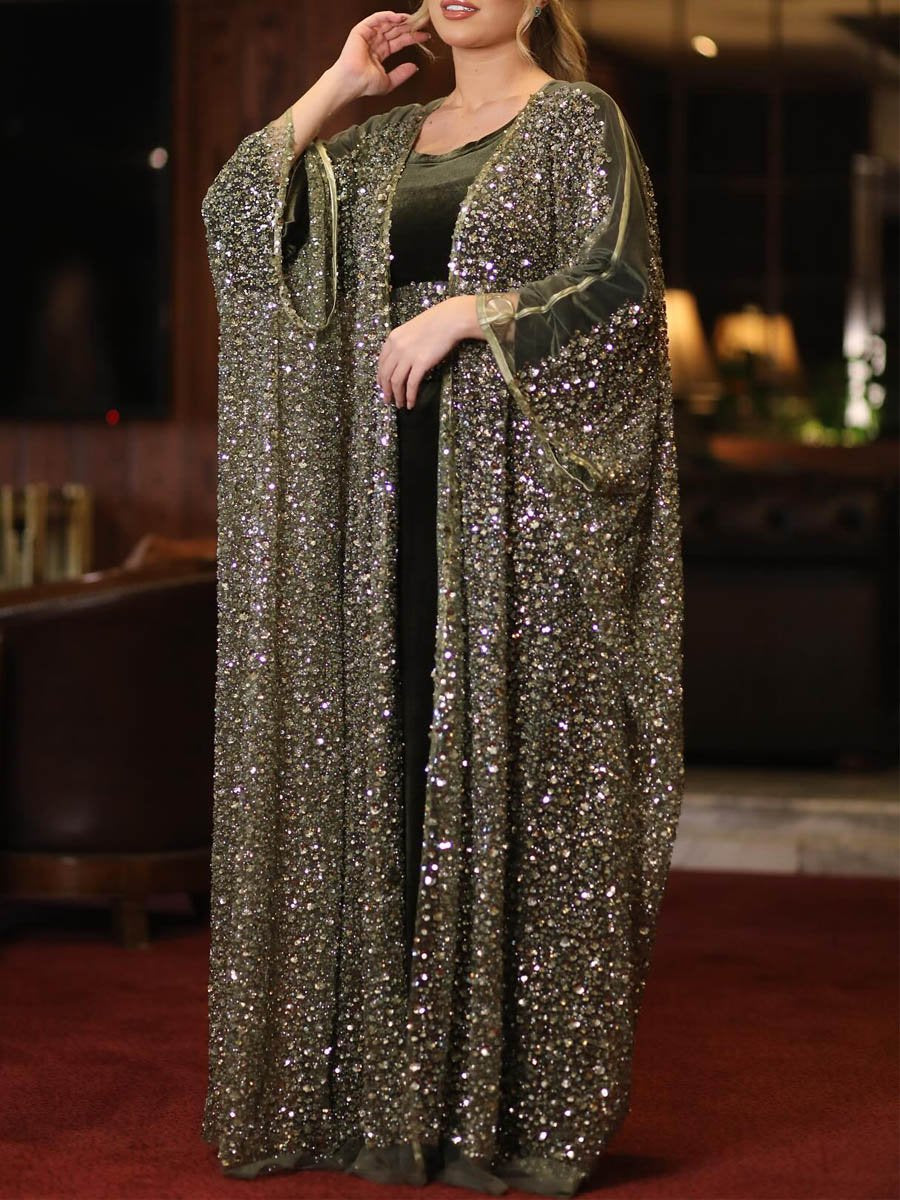 Sequin Patchwork Cardigan