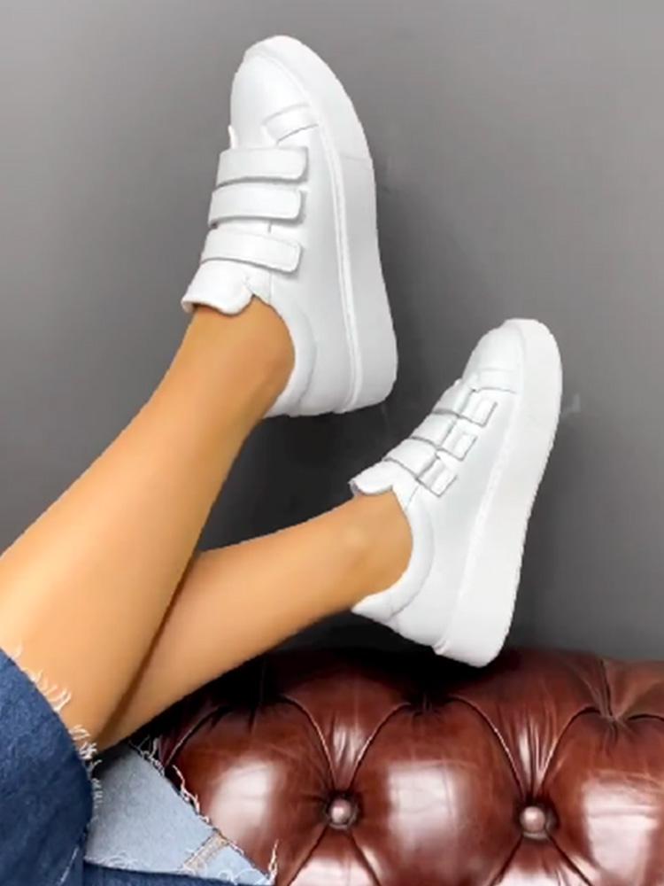 New round toe casual single shoes