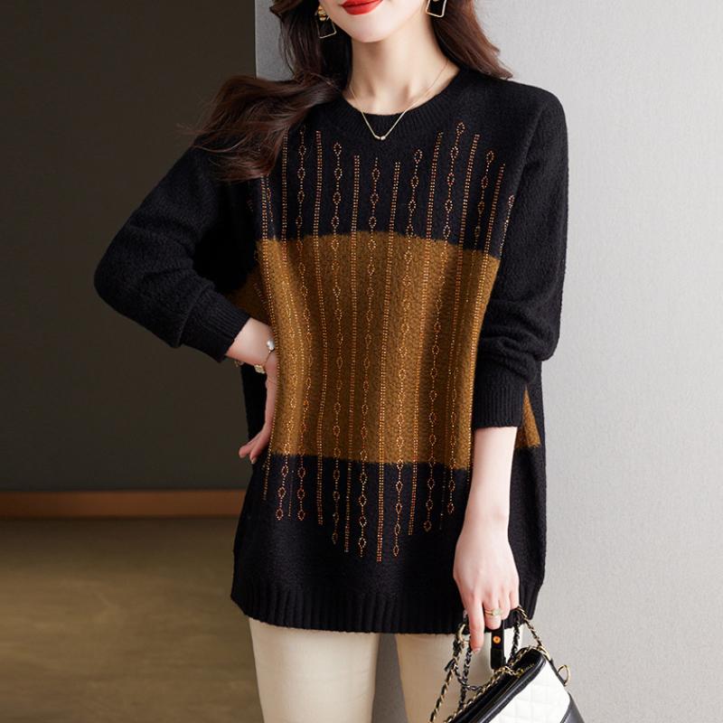 Mid-length thickened sweater