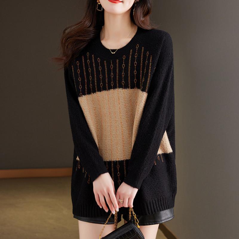 Mid-length thickened sweater