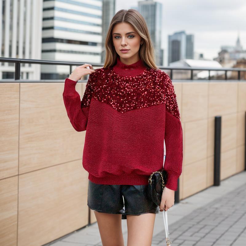 New solid color casual versatile loose bottoming shirt for women