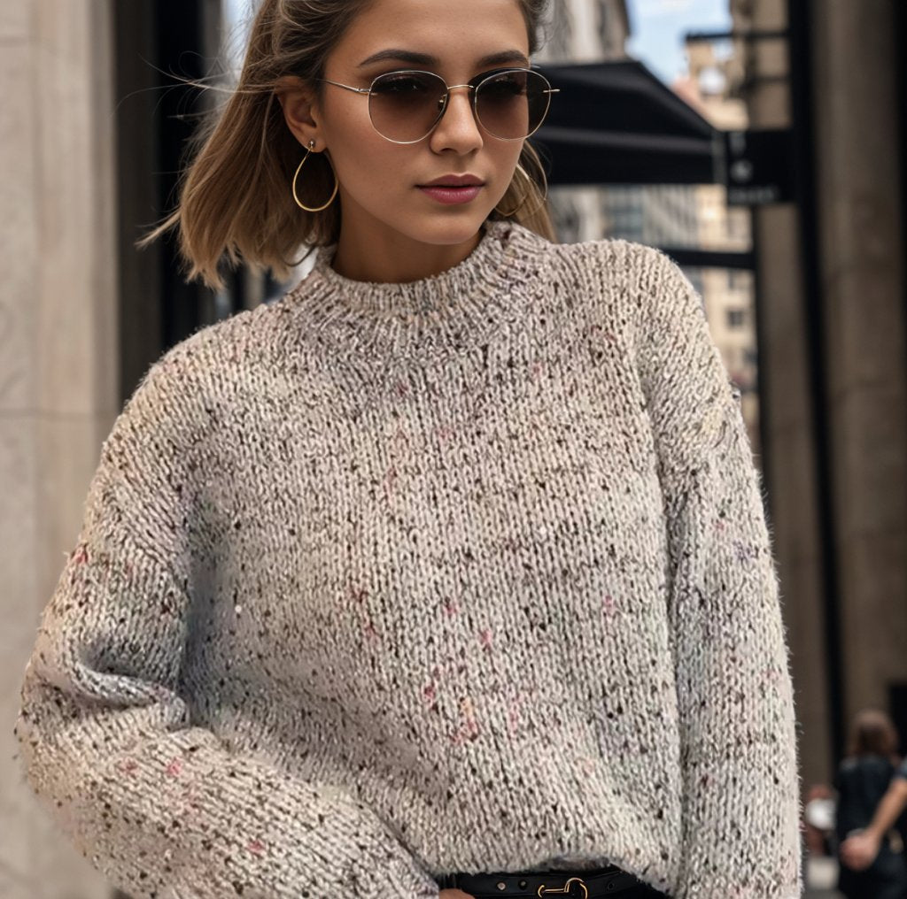 Colorful Sequined Sweater