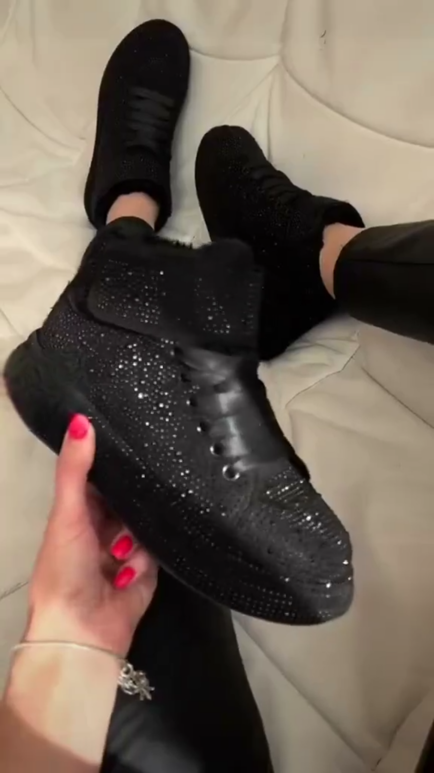 All-match Shoes with Stars and Rhinestones