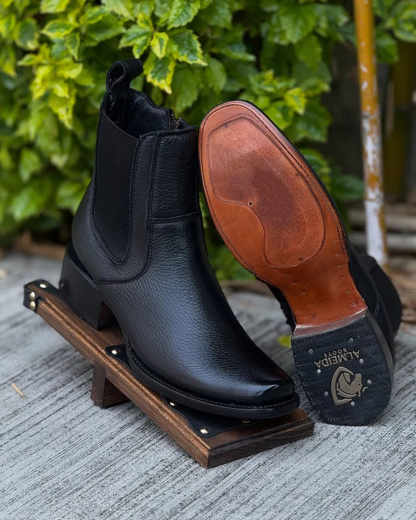 New Model Original Deerskin Cowboy Boots
