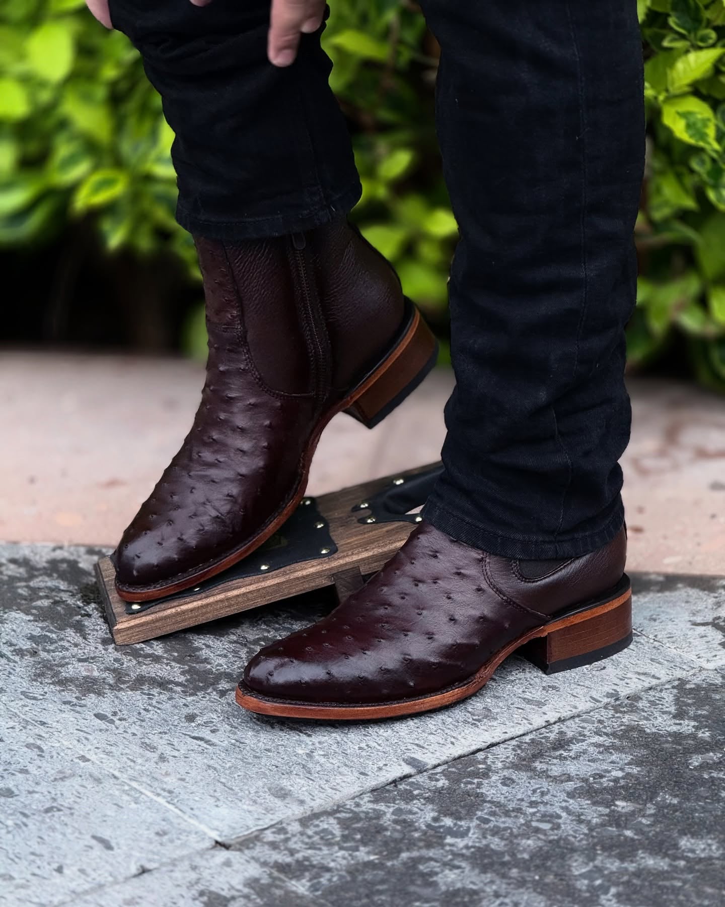 Ostrich Lucchese Cowboy Boots