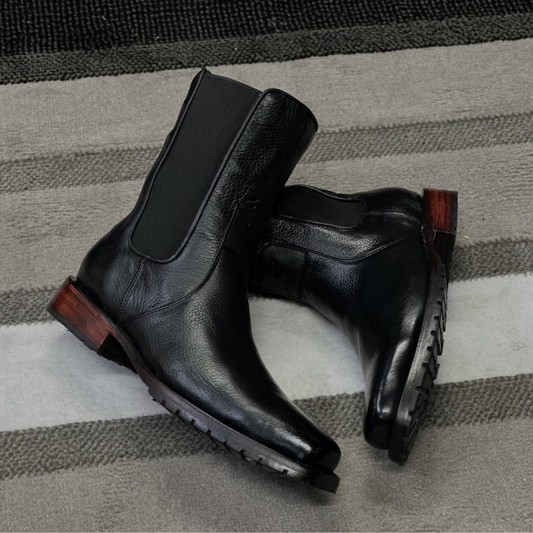 ⏰Last Day-Simple Leather Western Boots
