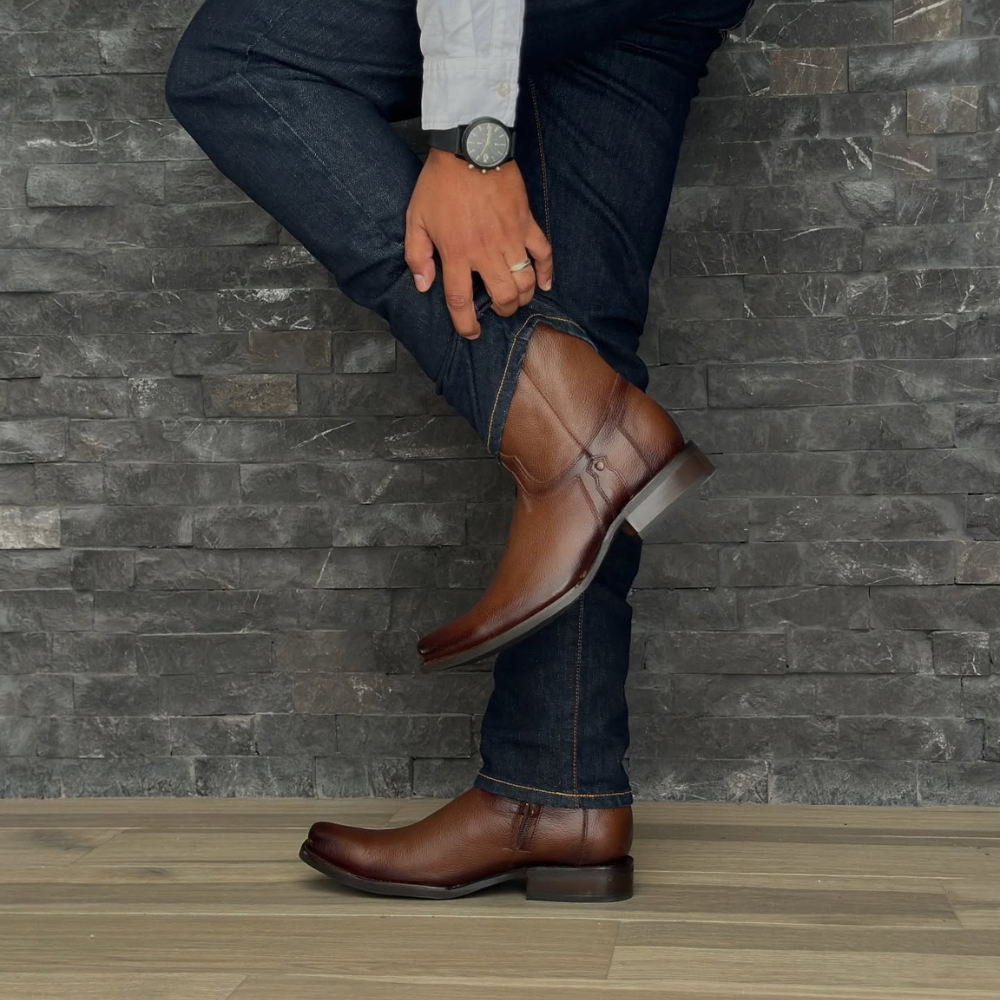 Genuine Leather Cowboy Boots