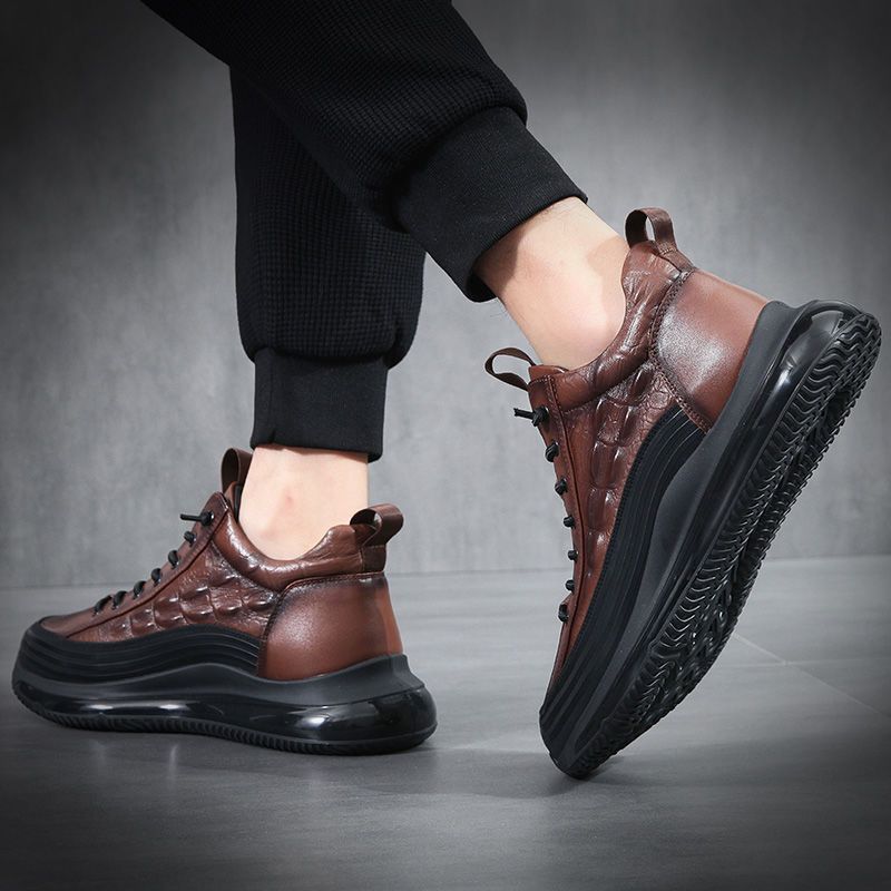 Alligator Pattern Sneakers
