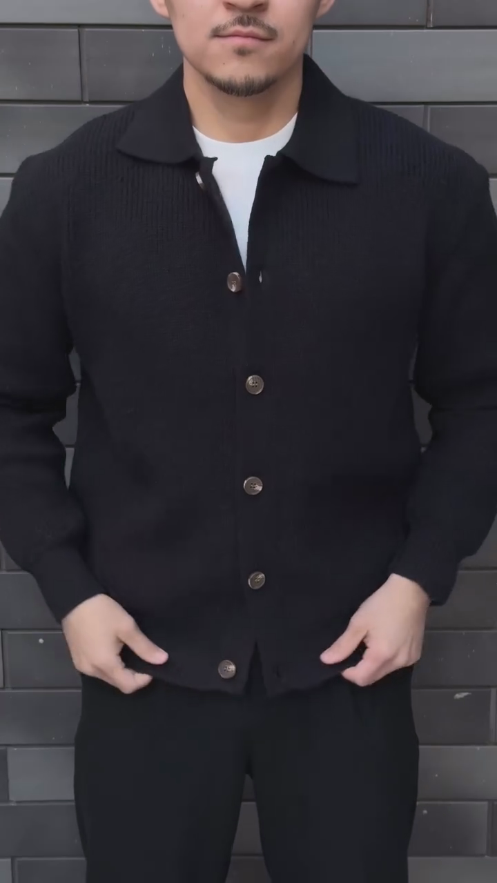 Thick Knitted Sweater Jacket