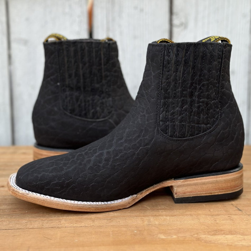 Men's Bull Neck Cowboy Ankle Boots