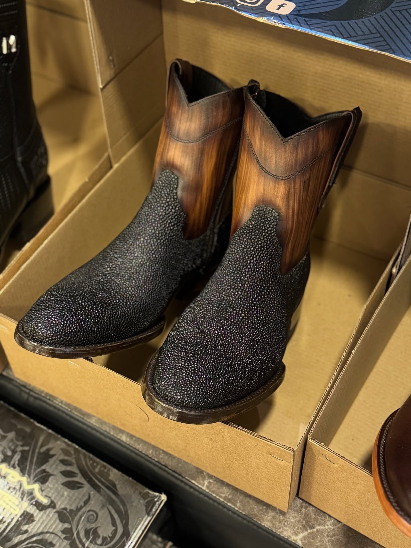 Polished Strange Spotted Cowboy Boots