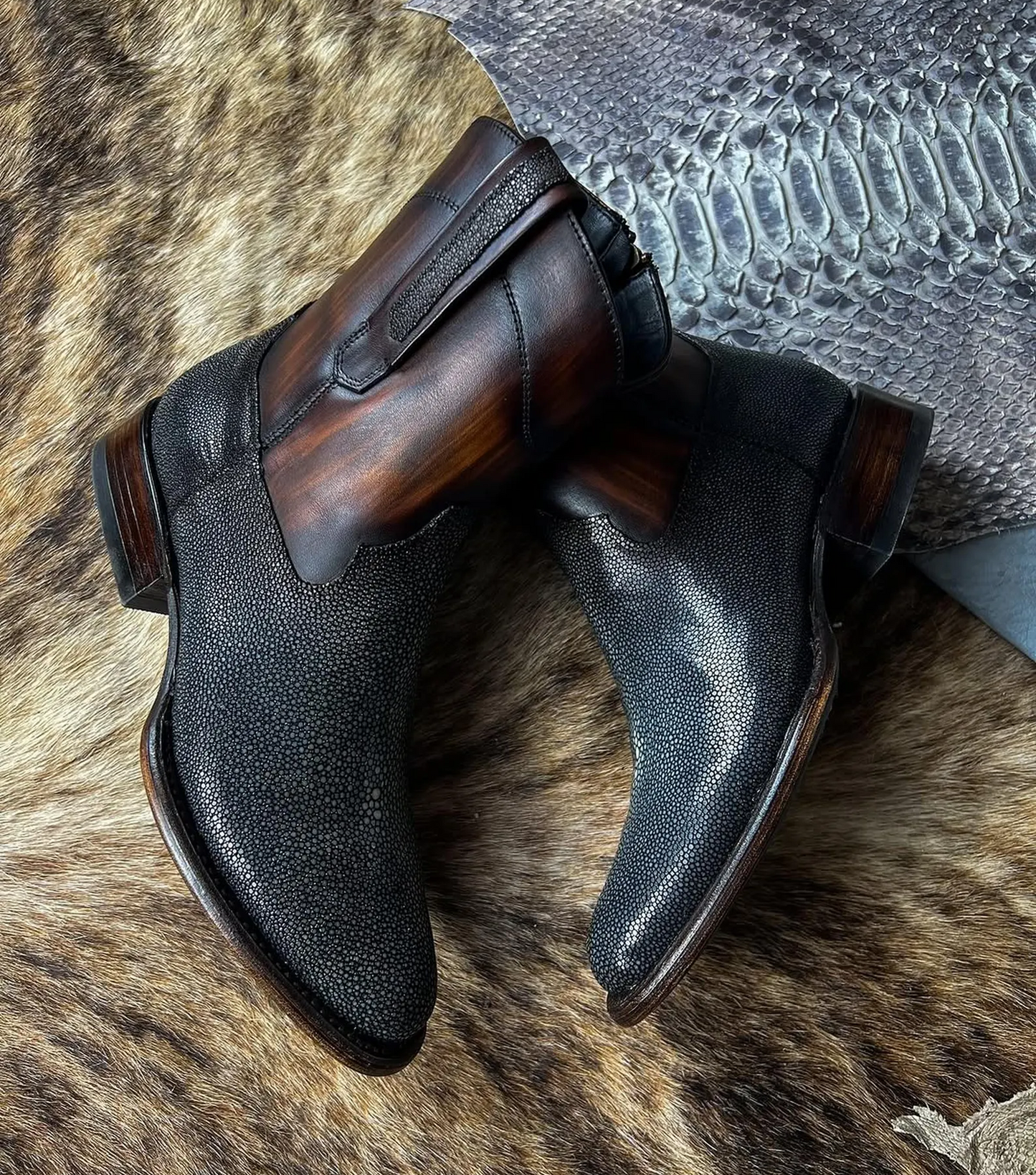 Polished Strange Spotted Cowboy Boots