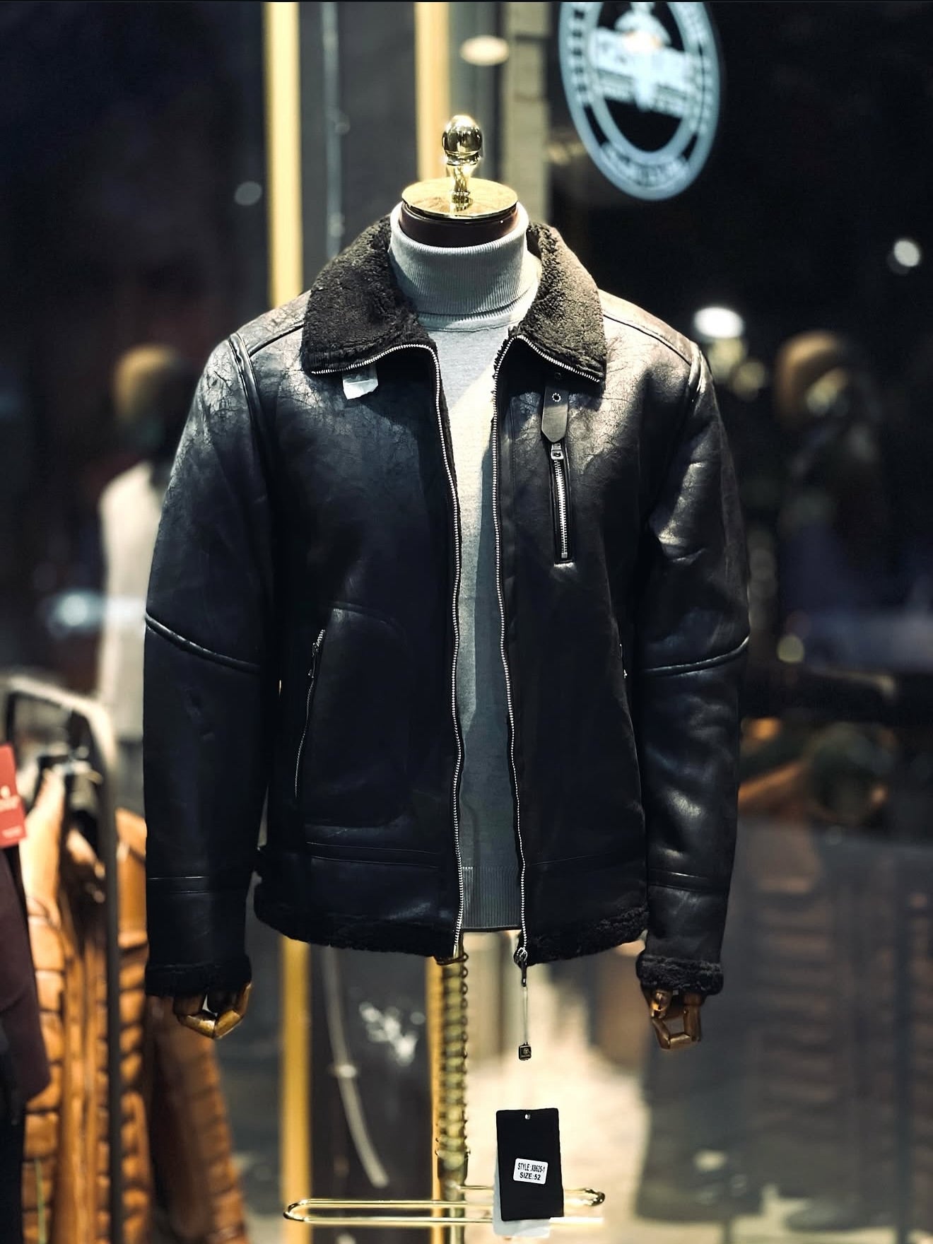 Men's Thick Lambswool Faux Suede Jacket