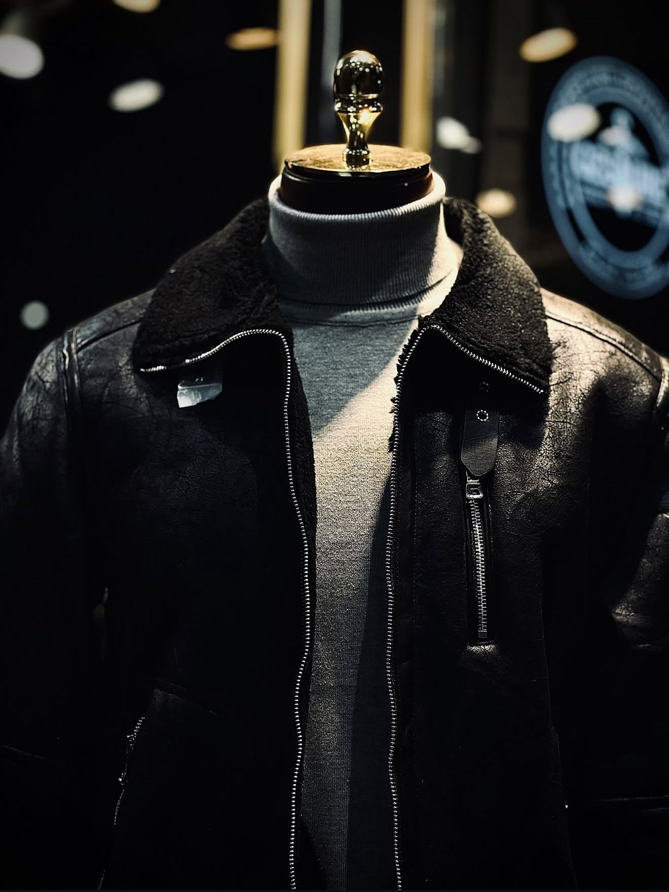 Men's Thick Lambswool Faux Suede Jacket