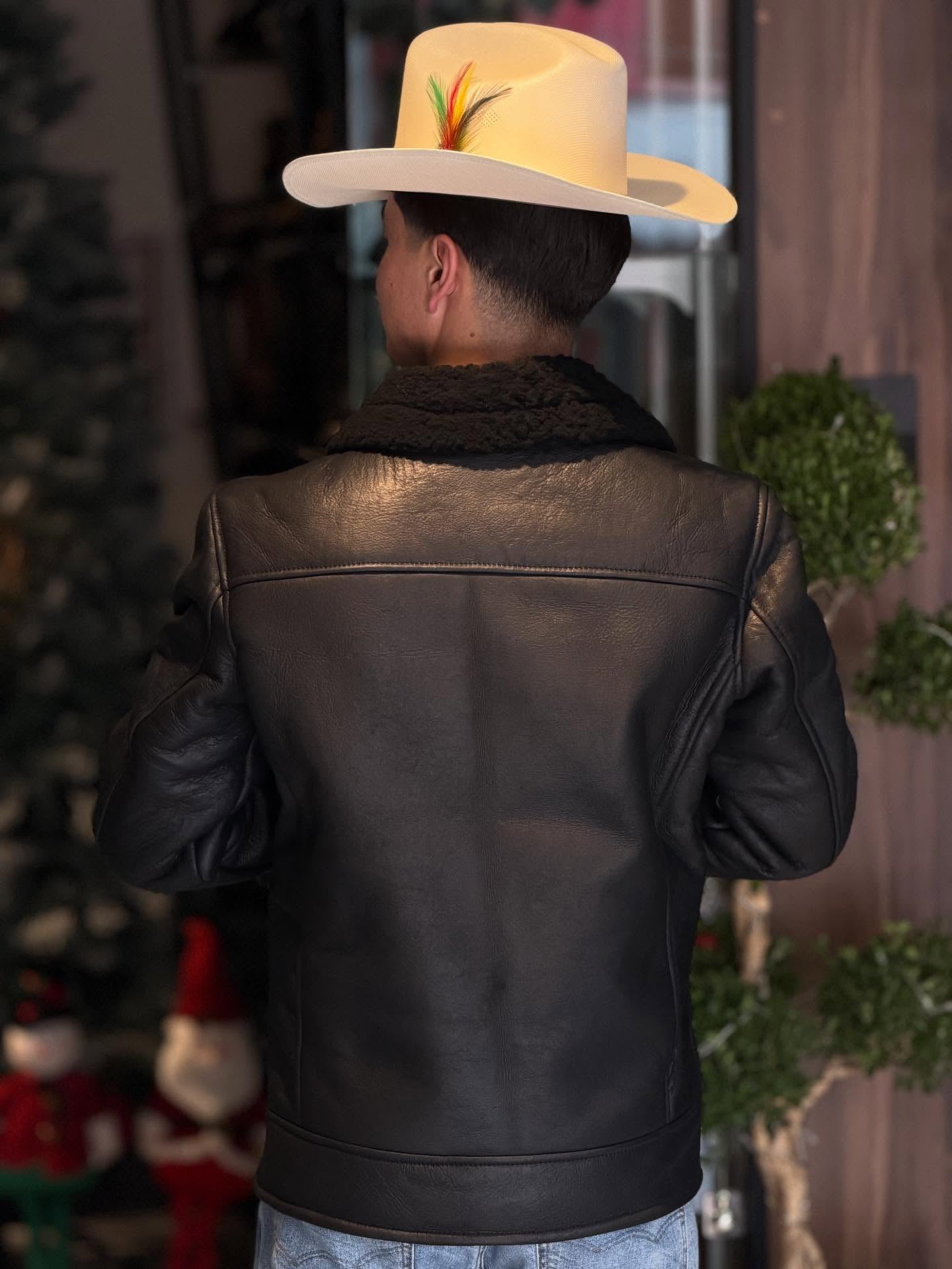 All-Black Fleece-Lined Jacket