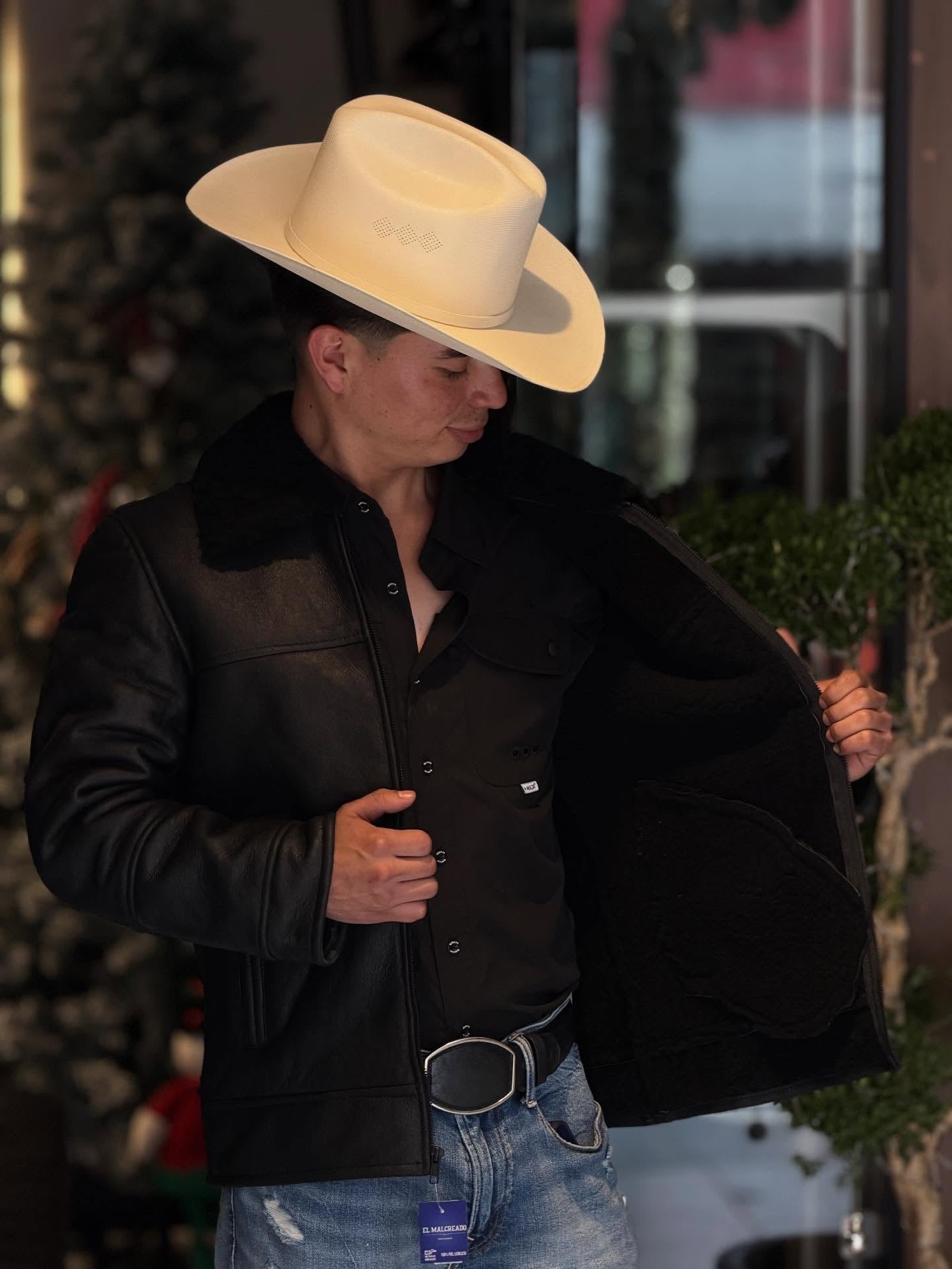 All-Black Fleece-Lined Jacket