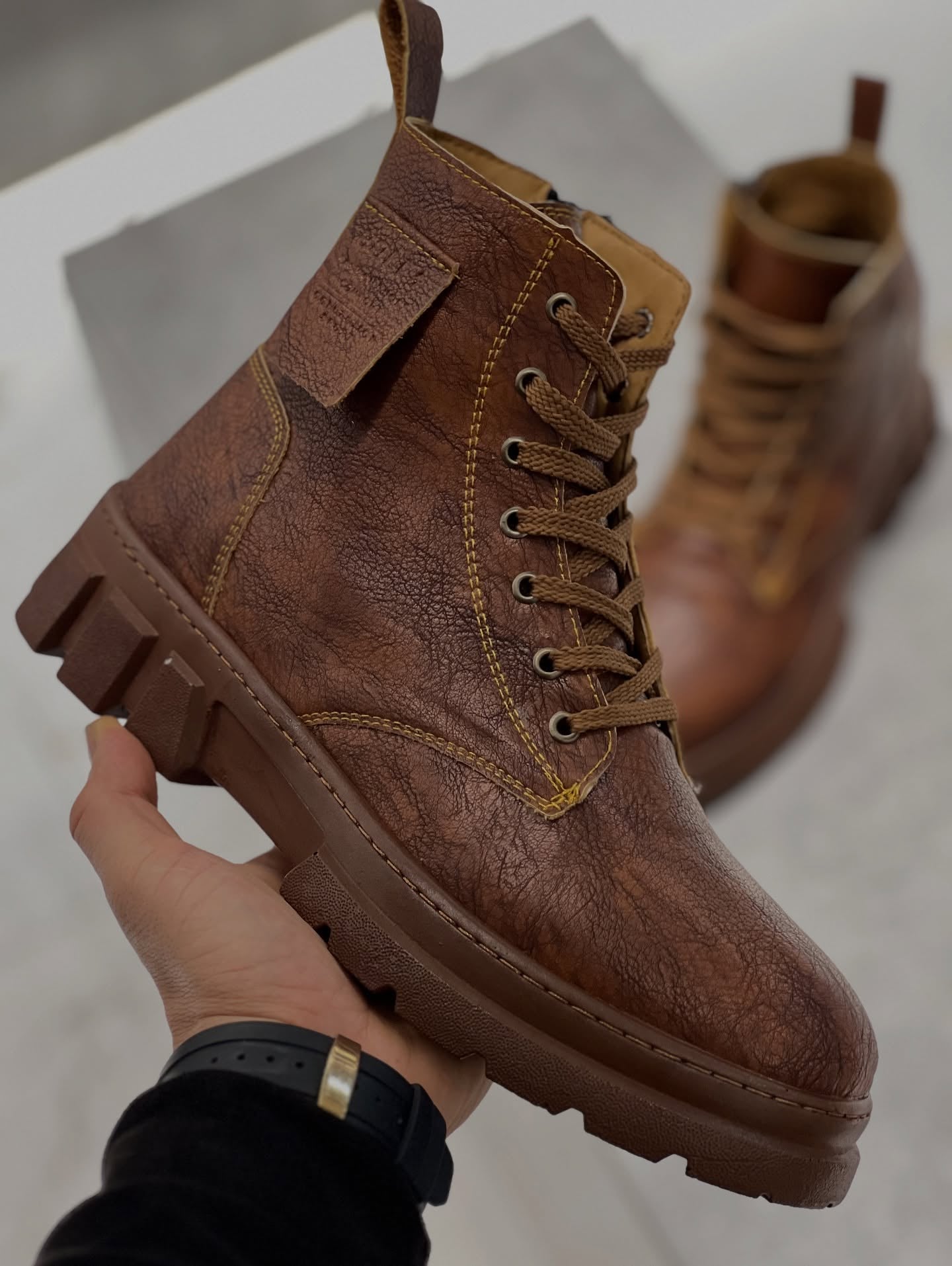 Men's High-top British Style Martin Boots