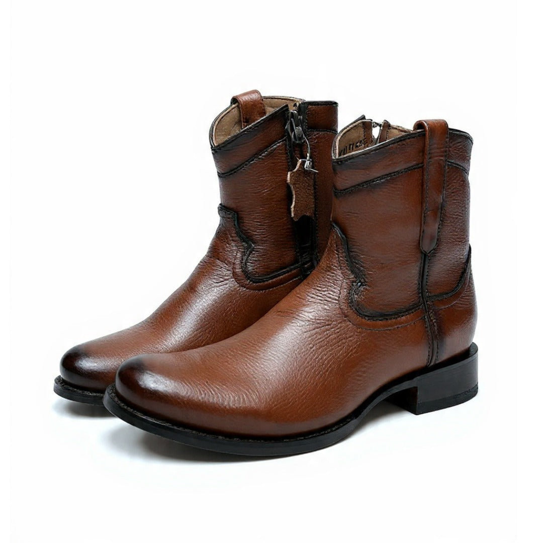 Stylish Cowhide CowboyBoots