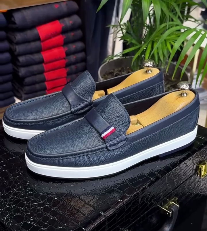 Full Leather Soft Sole Slip-On Loafers