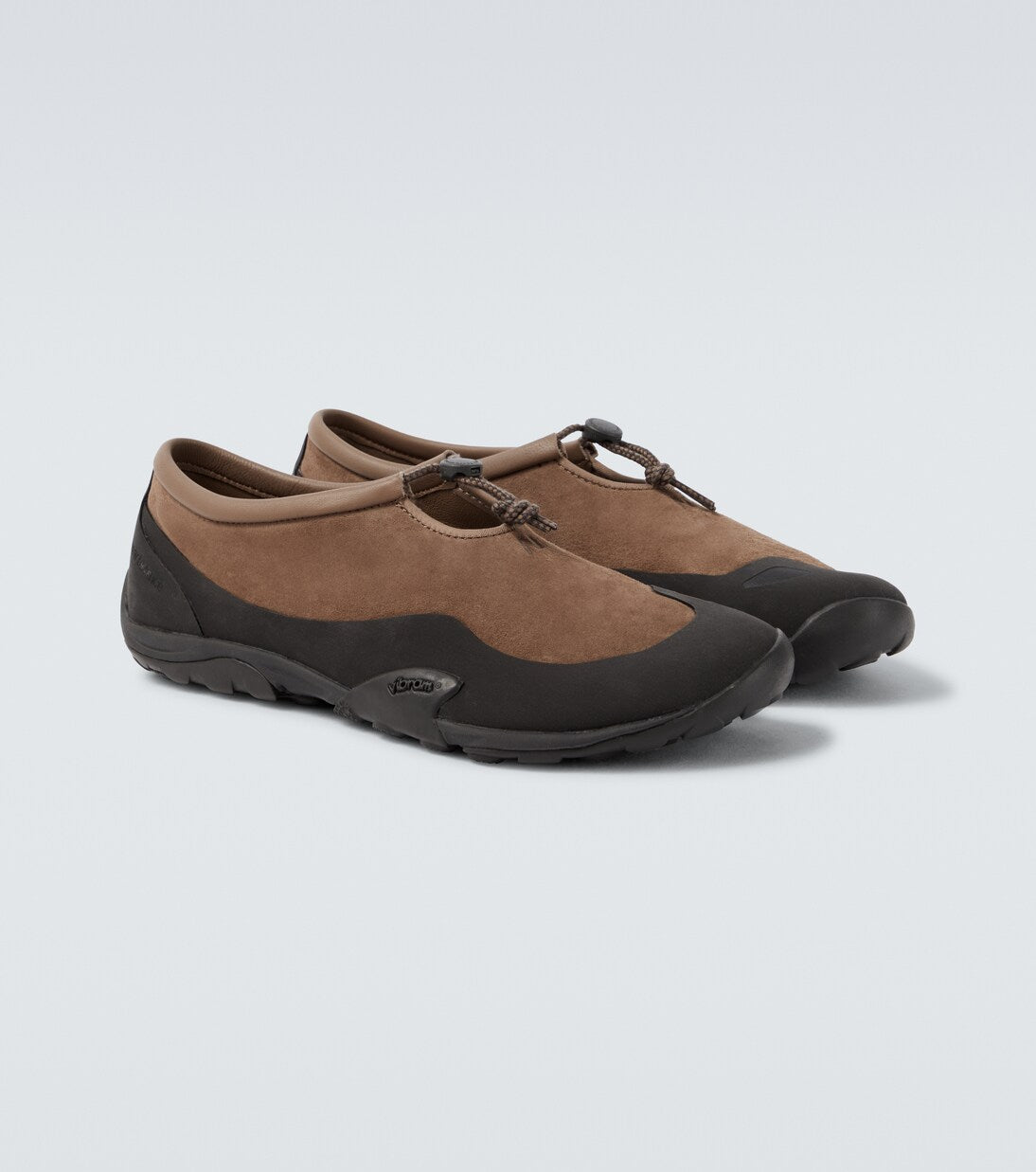 MT Leather Drawstring Round Toe Sneakers