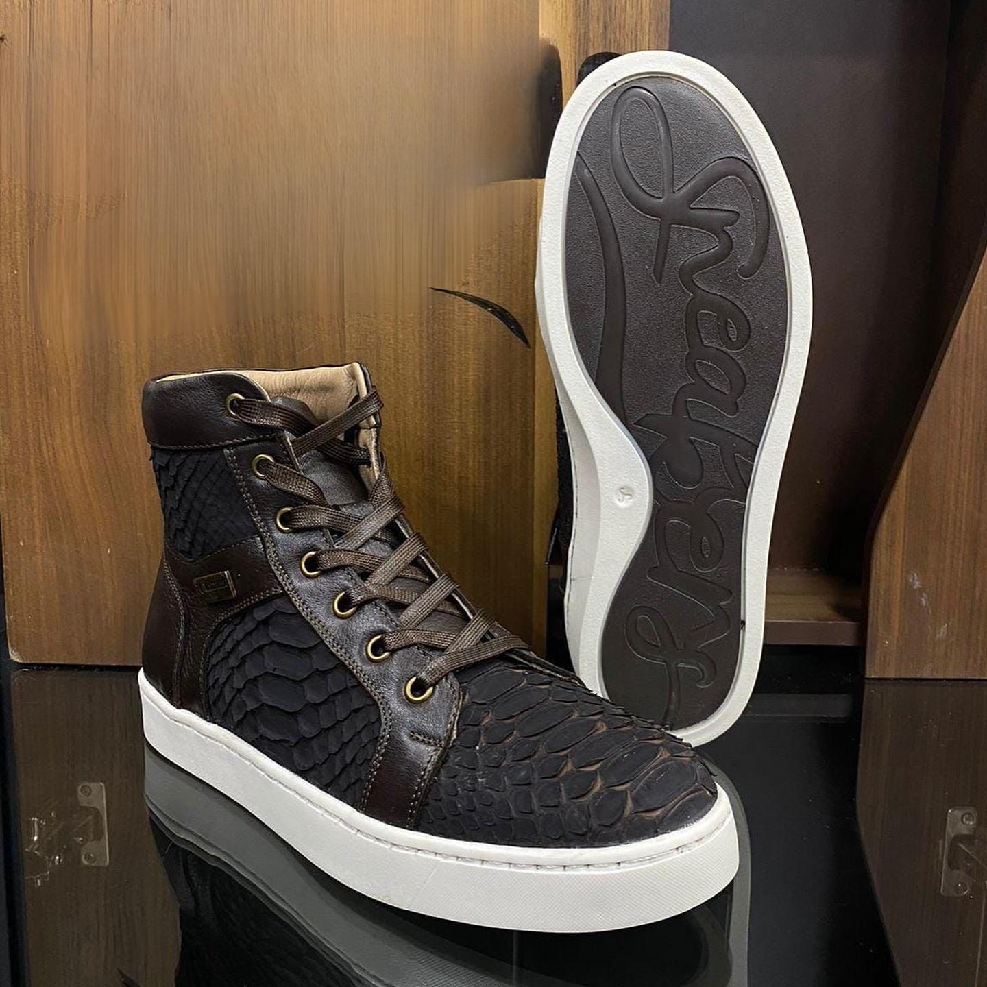 Zeus Python Print Sneakers