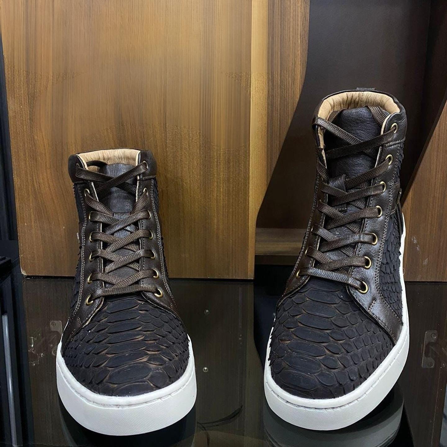 Zeus Python Print Sneakers