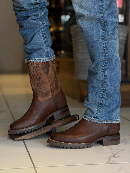New Augland Embroidered Cowboy Boots