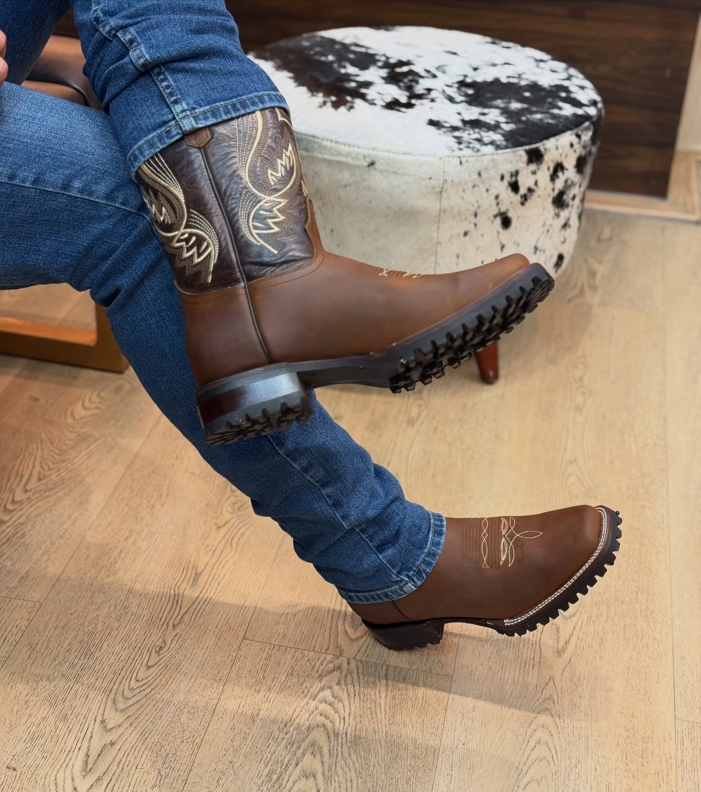 Truck Sole Cowboy Boots
