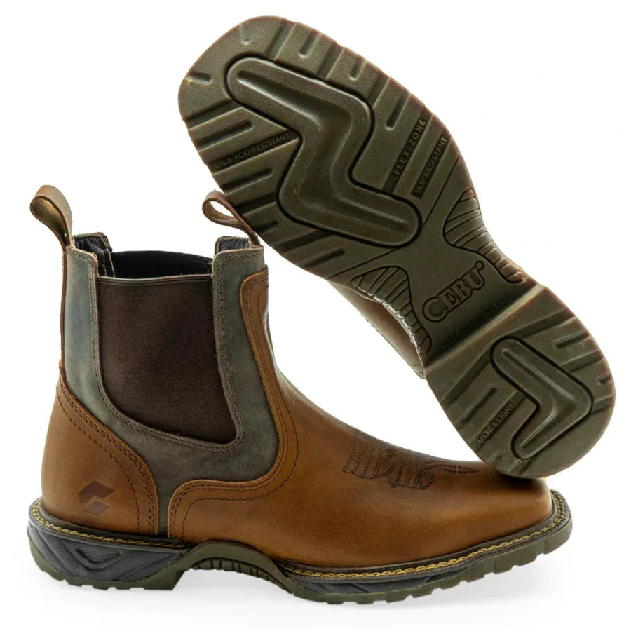 Ultra-Lightweight & Full-Grain Quality Leather Boot