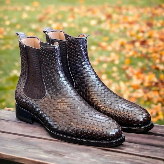 Paul Men's Luxury Woven Boots