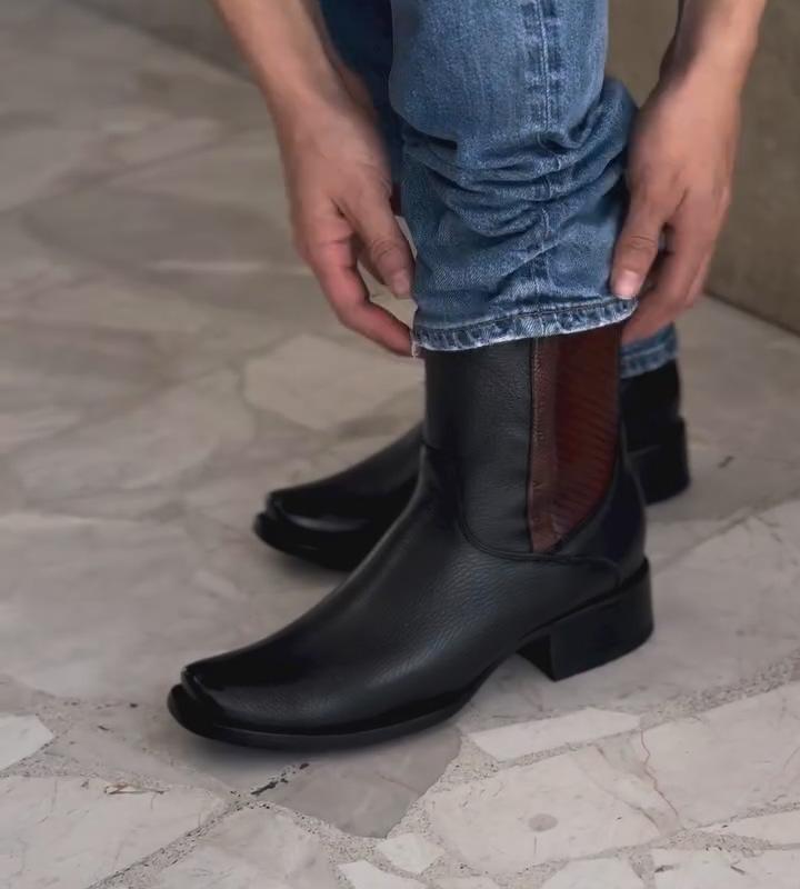 Leather Cuadra Cowboy Boots