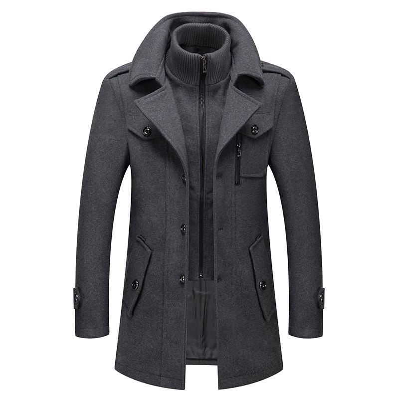 (EARLY BLACK FRIDAY-50% OFF)Men's Woolen Two-piece Jacket